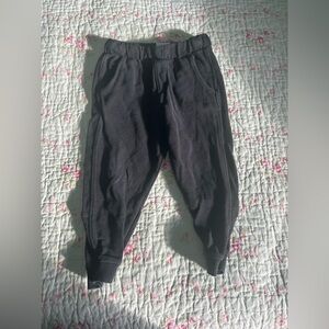 Zara black ribbed jogger pants size 2-3